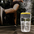 Direct drink lid BPA-free Tritan gym fitness mixing shaker bottle coffee mug stir